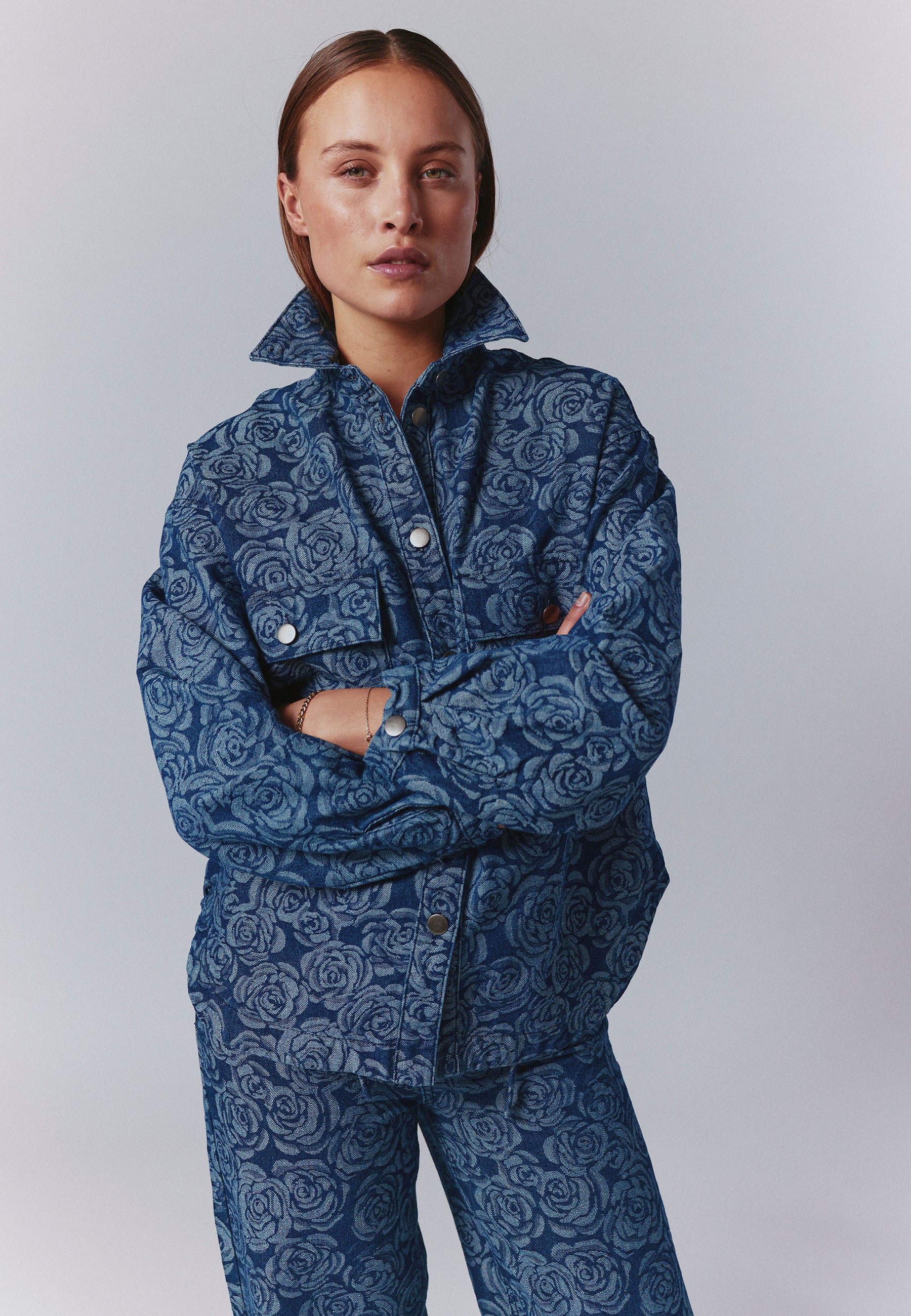 moves Noliana shirt 4518 Long Sleeved Shirt 1002 Medium Blue