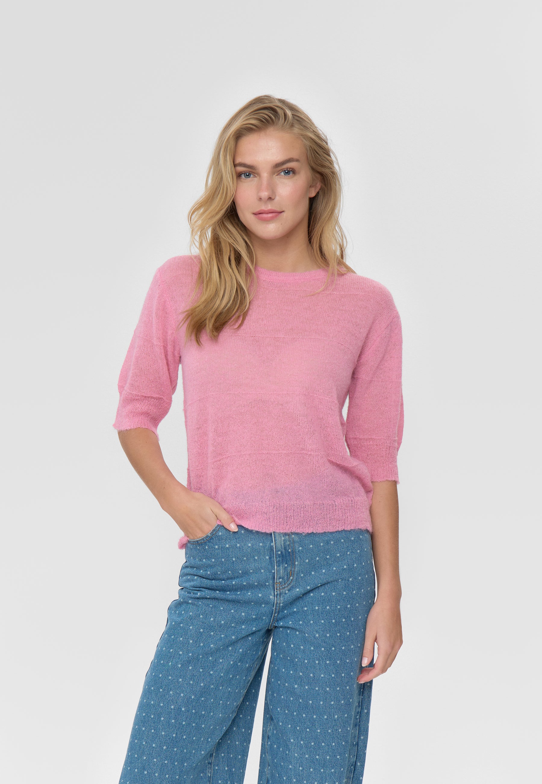 moves Penny SS knit 4634 Jumper 2215 Cashmere Rose