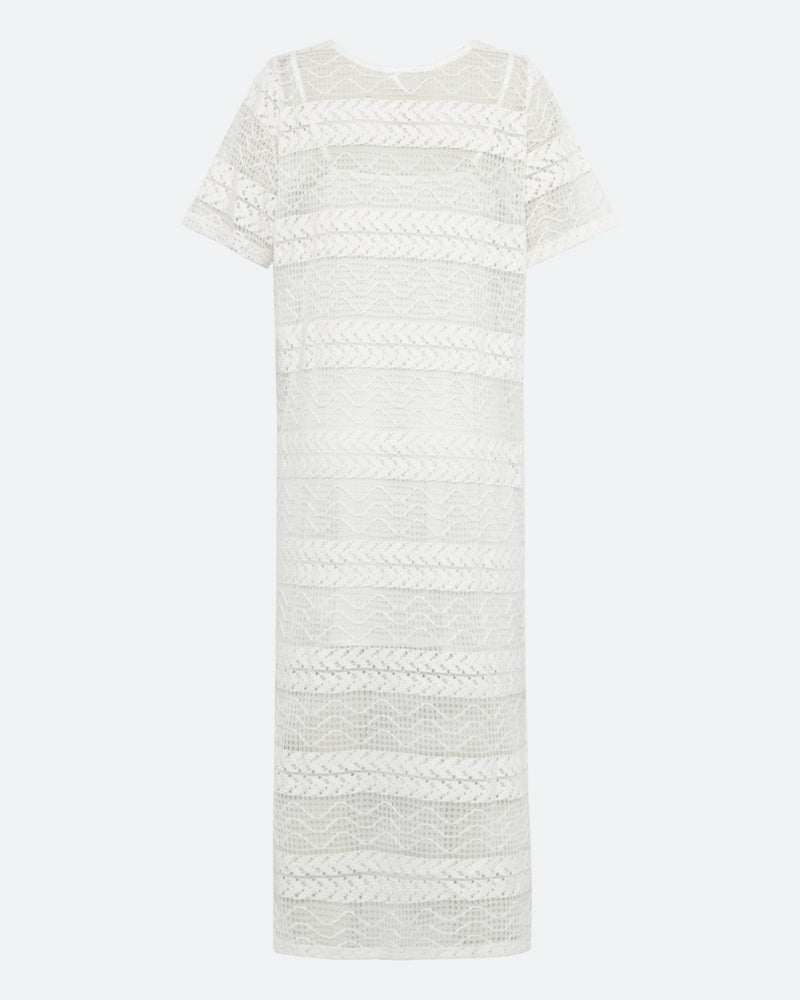 moves Pilano broderie dress 4292 Midi Dress 004 Broken White