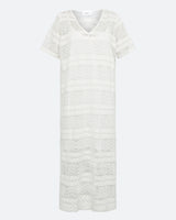 moves Pilano broderie dress 4292 Midi Dress 004 Broken White