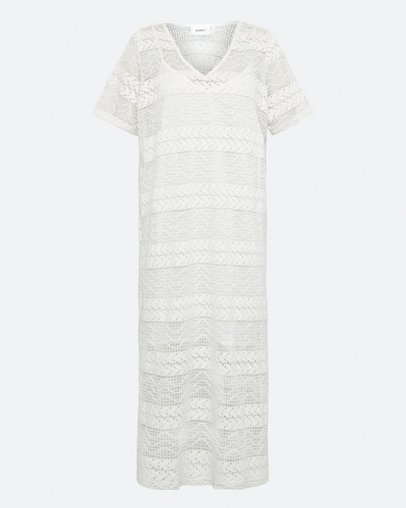 moves Pilano broderie dress 4292 Midi Dress 004 Broken White