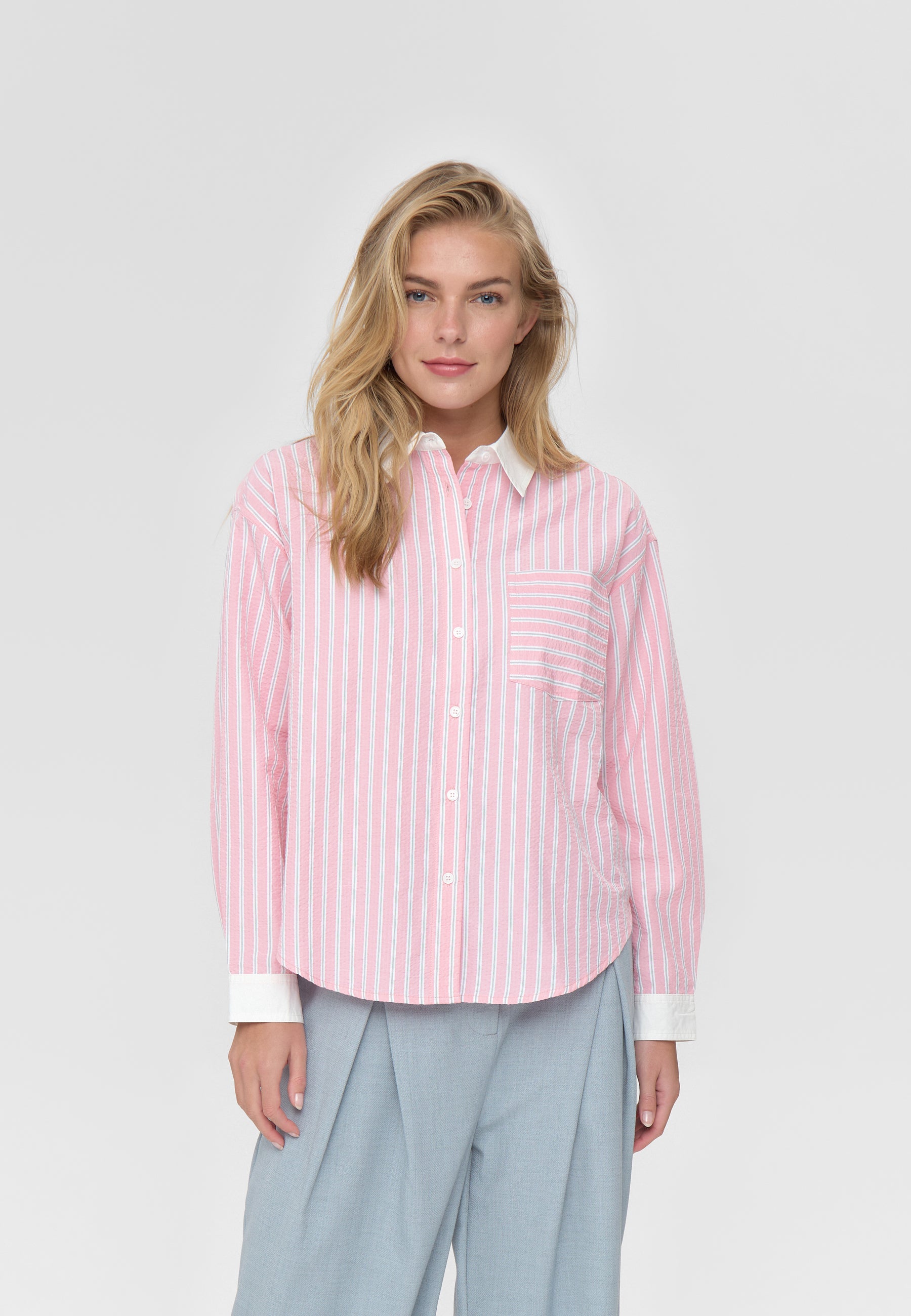Rhonie shirt 4626 Long Sleeved Shirt - 2215 Cashmere Rose
