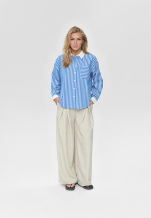 moves Rhonie shirt 4626 Long Sleeved Shirt 4148 Victoria Blue