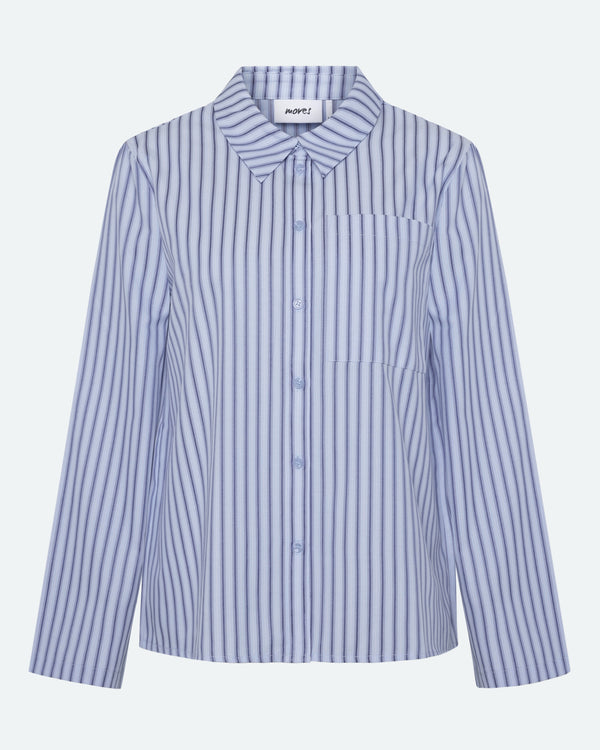 moves Rosalina striped long sleeved shirt 4299 Long Sleeved Shirt 1001 Light Blue