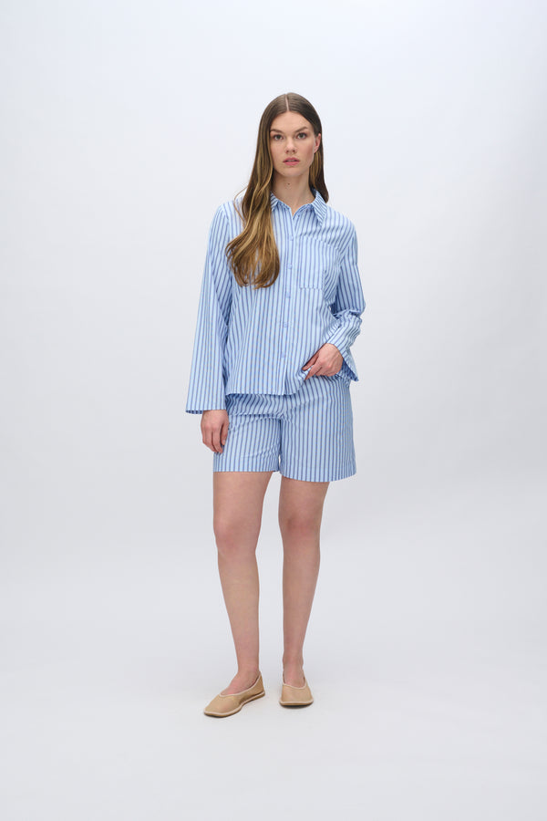 moves Rosalina striped long sleeved shirt 4299 Long Sleeved Shirt 1001 Light Blue