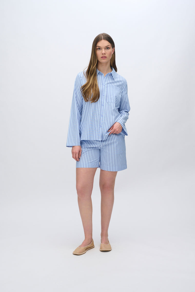 moves Rosalina striped long sleeved shirt 4299 Long Sleeved Shirt 1001 Light Blue