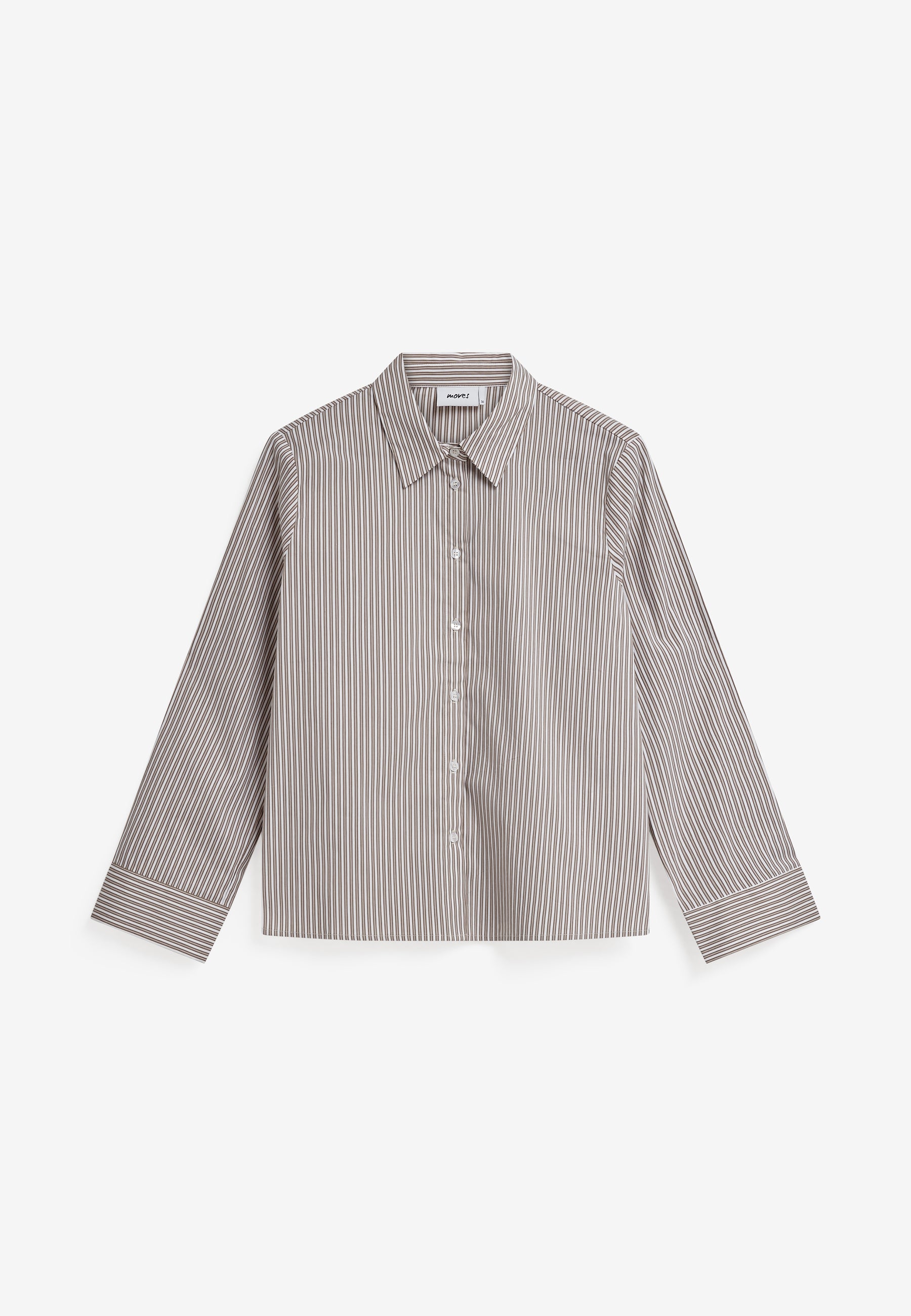 moves Scarletta shirt 4728 Long Sleeved Shirt 1114 Travetine