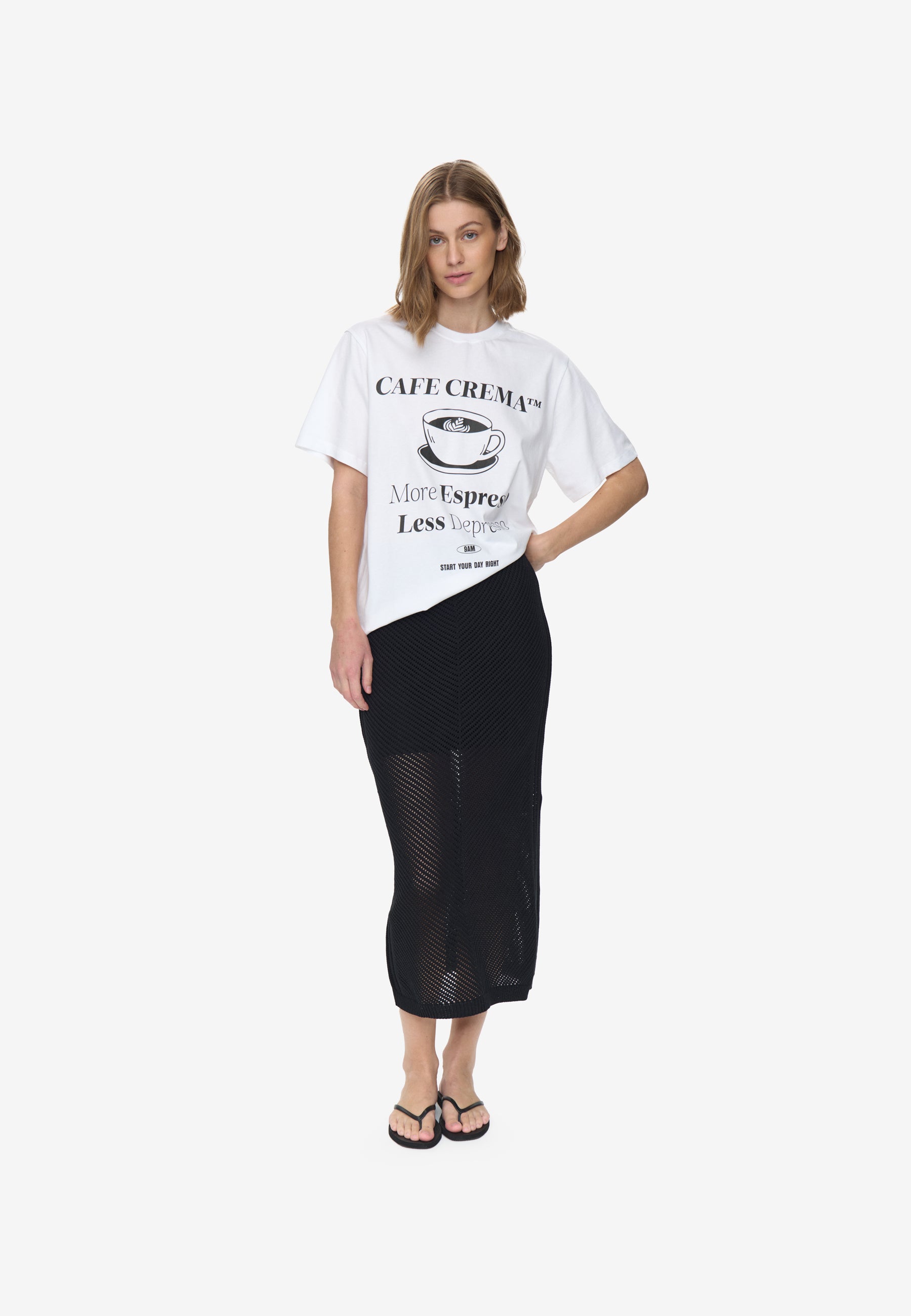 moves Serina skirt 4732 Midi Skirt 999 Black