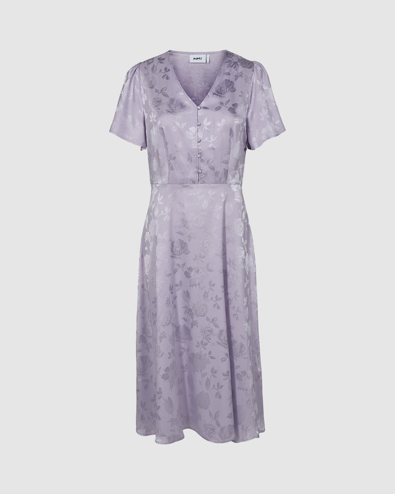 moves Somari 3367 Midi Dress 3207 Pink Lavender