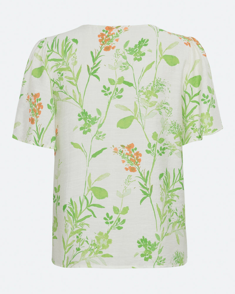 moves Somaro short sleeved blouse 4289 Short Sleeved Blouse 004 Broken White