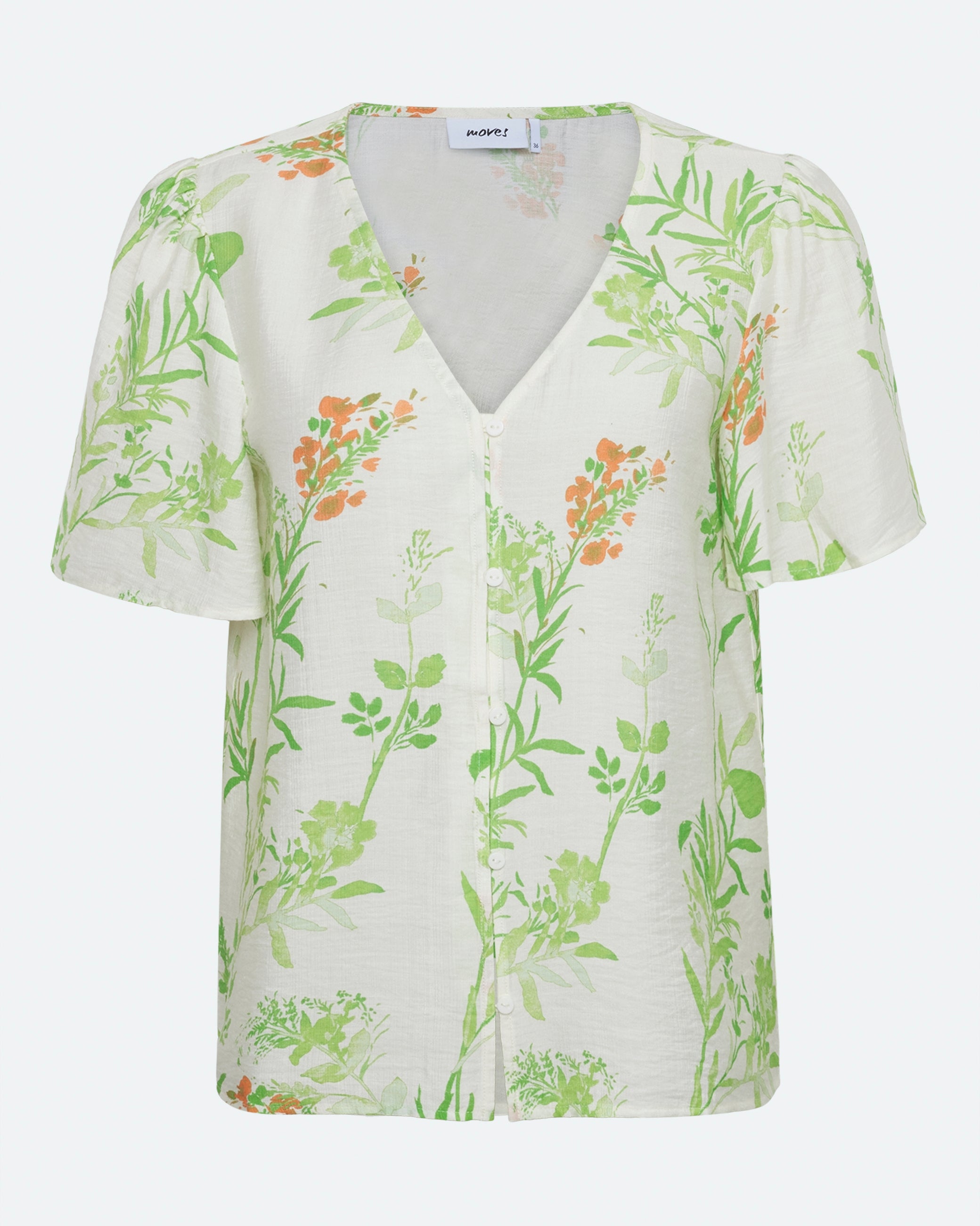 moves Somaro short sleeved blouse 4289 Short Sleeved Blouse 004 Broken White