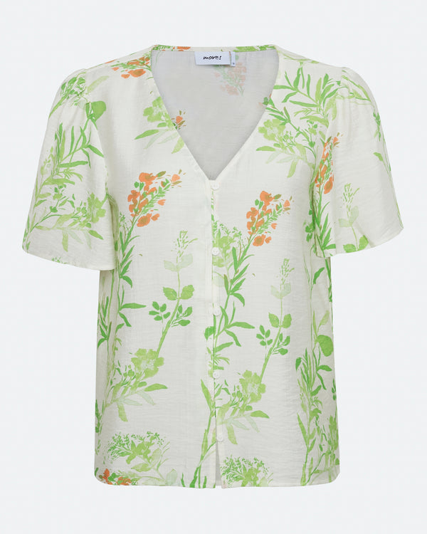 moves Somaro short sleeved blouse 4289 Short Sleeved Blouse 004 Broken White